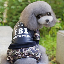 Комбинезон зимний для собак FBI